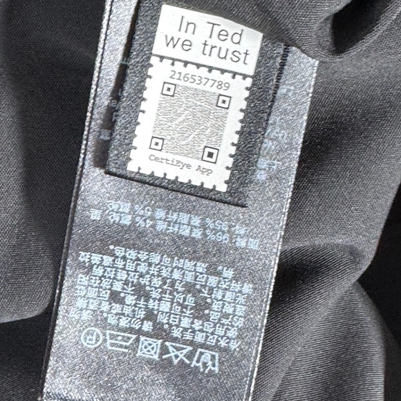 Ted Baker London Tilolah Black Sheath Dress Sz 4 - Picture 7 of 9